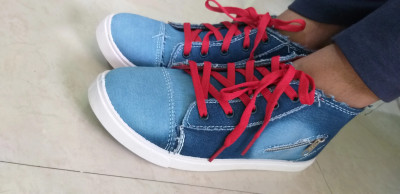 Creattoes Perfect Stylish Denim Shoes Sneakers For Women Buy Creattoes Perfect Stylish Denim Shoes Sneakers For Women Online at Best Price Shop Online for Footwears in India Flipkart