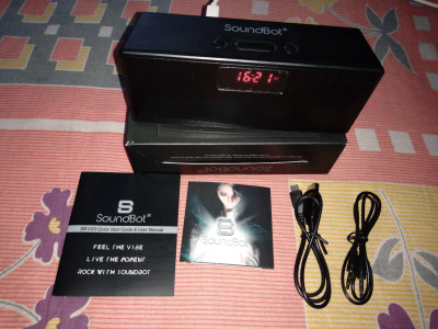 Buy SoundBot SB1023 Bluetooth FM Radio Alarm Clock 8 W Bluetooth