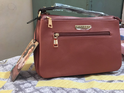 Caprese Blue Sling Bag Mishi Sling Large E Navy Brown Navy