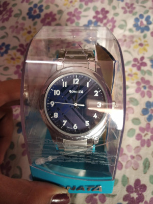 Sonata 77106sm02 on sale analog watch