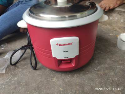 Butterfly Wave Electric Rice Cooker with Steaming Feature Price in India Buy Butterfly Wave Electric Rice Cooker with Steaming Feature Online at Flipkart