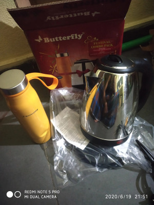 Butterfly electric kettle with flask hot sale