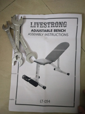 Livestrong adjustable bench cheap