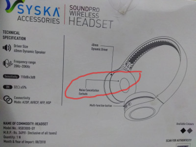 Syska soundpro online wireless headset