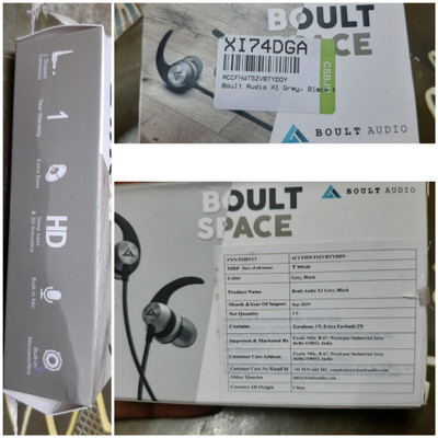 Boult audio bassbuds store x1 wired headset