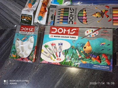 DOMS Best of Utility Art Kit of 15 Articles for colouring  and crafting - Art Set by Jeeteshi Enterprises