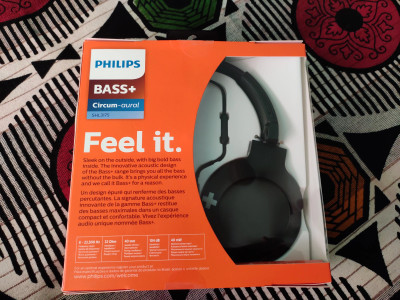 Philips bass+ 2025 supraaural shl3075