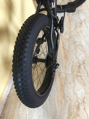 Sturdy fat on sale bike black