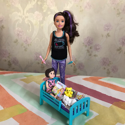 BARBIE Skipper Babysitters Doll And Bedtime Playset Skipper