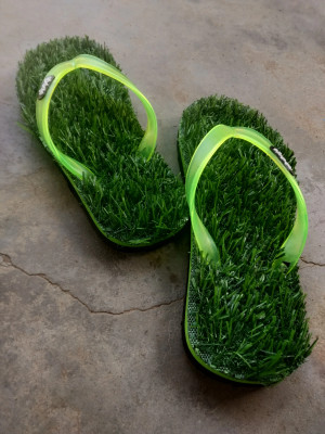 Grass slippers myntra sales