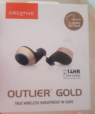 CREATIVE Outlier Gold True Wireless Bluetooth Price in India Buy CREATIVE Outlier Gold True Wireless Bluetooth Online CREATIVE Flipkart