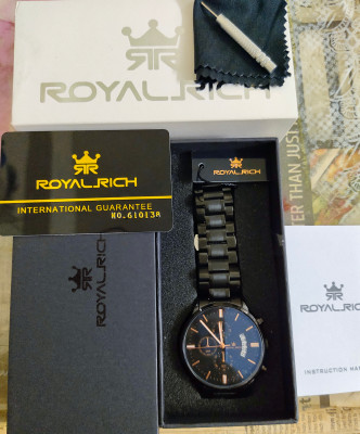 Royalrich 2309 GLD Analog Watch For Men Buy Royalrich 2309 GLD Analog Watch For Men 2309 GLD STL Auto Date Chronograph Luxury Premium Online at Best Prices in India Flipkart