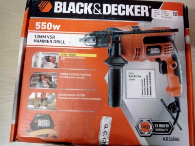 BLACK+DECKER Impact KR554RE Pistol Grip Drill Price in India - Buy