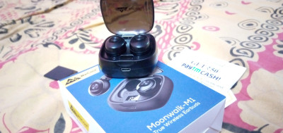 WeCool Moonwalk M1 Bluetooth Earbuds with 20 hours play time and Digital Display Charging Case Bluetooth headset with Mic Bluetooth Headphones M1v2 Bluetooth Price in India Buy WeCool Moonwalk M1 Blue...
