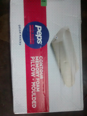 Peps contour sales memory foam pillow