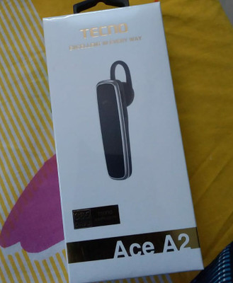 Tecno ace a2 bluetooth clearance headset in ear headset black