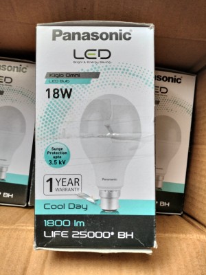 Ceramic 18 W Panasonic LED Bulb, Cool Day at Rs 300/piece in Almora
