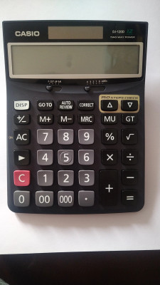 Casio dj1200 calculator store