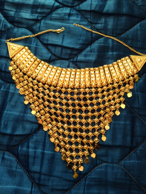 Mughal e azam gold necklace design shop