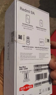 Xiaomi Redmi 9A Sea Blue Smartphone, Memory Size: 32GB at Rs 7899 in Mumbai