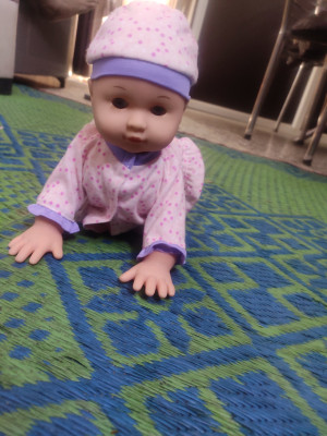 Fisher price online crawling baby doll