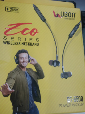Ubon Wireless 5.0 Neckband Earphone BT 5500 Eco Series Low Price