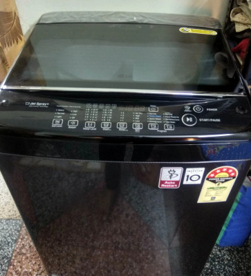 LG 6.5 kg Fully Automatic Top Load Washing Machine Black Brown