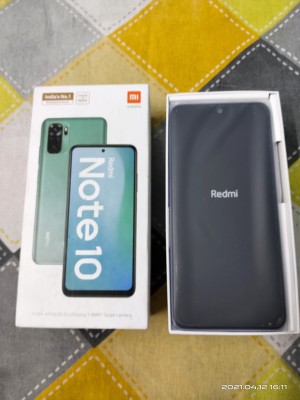 Xiaomi Redmi Note 10 - Smartphone 4+128GB, 6,43” pantalla AMOLED  DotDisplay, Snapdragon 678, Cámara cuádruple de 48 MP, 5000mAh, Verde Lago  (versión ES) : : Electrónica
