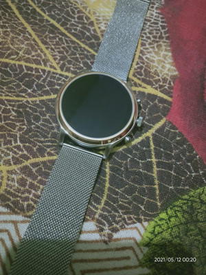 Smartwatch fossil julianna hr gen 5 rose gold hotsell mesh ftw 6062