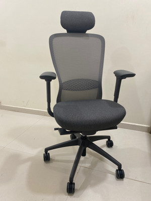 Featherlite Helix HB Mesh Fabric Office Adjustable Arm Chair Price