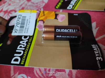DURACELL Rechargeable AAA 750mAh Battery - DURACELL 