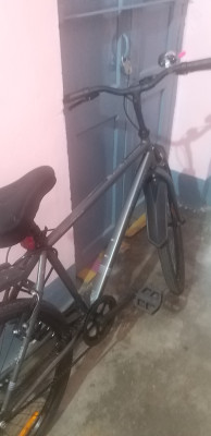Mach City IBike Single Speed Grey 27.5 inch 27.5 T Hybrid Cycle