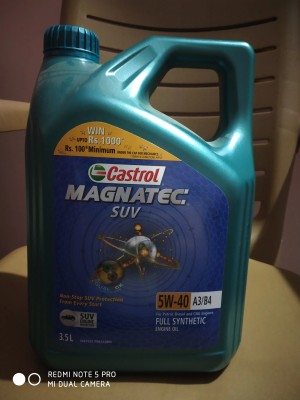 CASTROL MAGNATEC SUV 5W-40, Unit Pack Size: Can of 3.5 Litre at Rs  2441.25/litre in Coimbatore