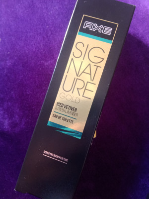 Axe signature gold iced discount vetiver