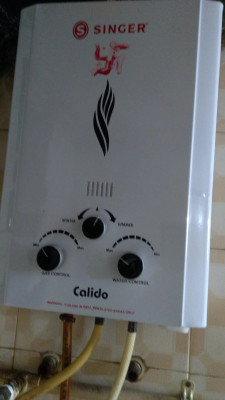 Singer 6 L Gas Water Geyser (Calido, White) Price in India - Buy Singer 6 L  Gas Water Geyser (Calido, White) online at Flipkart.com
