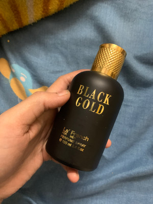 Black sales gold perfume