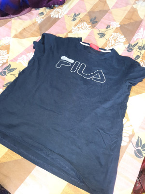 Fake fila t shirt store