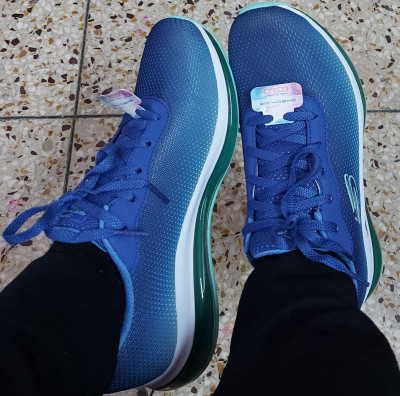 Skechers air element sale navy green