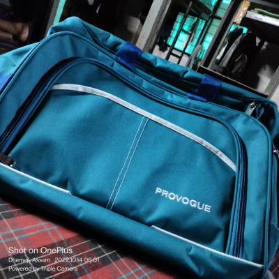 Provogue printed polyster outlet matty duffle bag