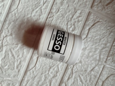 IKSHU White Texture Gesso 250 Ml White Gesso for Oil Painting, Canvas,  Panels, Card , Wood ,set Of 1 Pcs : : Home & Kitchen