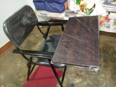 Honey Touch Folding For Study with Cushion Bag Holder and Writing