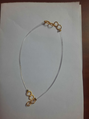 Transparent on sale ear chain