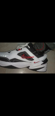 Nike m2k triple best sale black