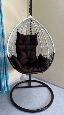 Home Delight Swing Chair with Stand And Cushion For Adult Iron