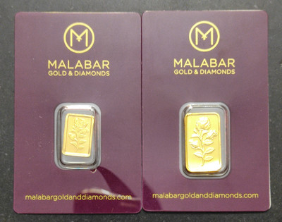 MALABAR GOLD DIAMONDS Festival Edition Combo 10 grams 5 grams each 24 999 K 15 g Yellow Gold Bar Price in India Buy MALABAR GOLD DIAMONDS Festival Edition