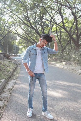 MONTREZ Full Sleeve Solid Men Denim Jacket Buy MONTREZ Full