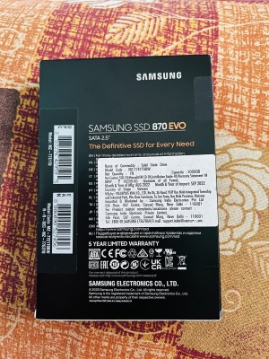 SAMSUNG 870 EVO 1TB 2.5-Inch SATA III Internal SSD MZ-77E1T0B/AM