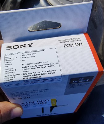 SONY ECM-LV1 Camera Microphone Price in India - Buy SONY ECM-LV1 Camera  Microphone online at