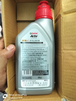 Castrol Activ SCOOTER 5W-30 4-AT (600ML) Full-Synthetic Engine Oil Price in  India - Buy Castrol Activ SCOOTER 5W-30 4-AT (600ML) Full-Synthetic Engine  Oil online at