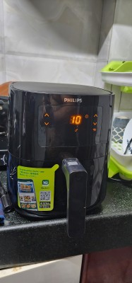 PHILIPS Digital Air Fryer HD9252/90 With Touch Panel, Uses Up To 90% Less  Fat, 7 Pre-set Menu, 1400W, 4.1 Liter, With Rapid Air Technology (Black),  Large - Velan Store